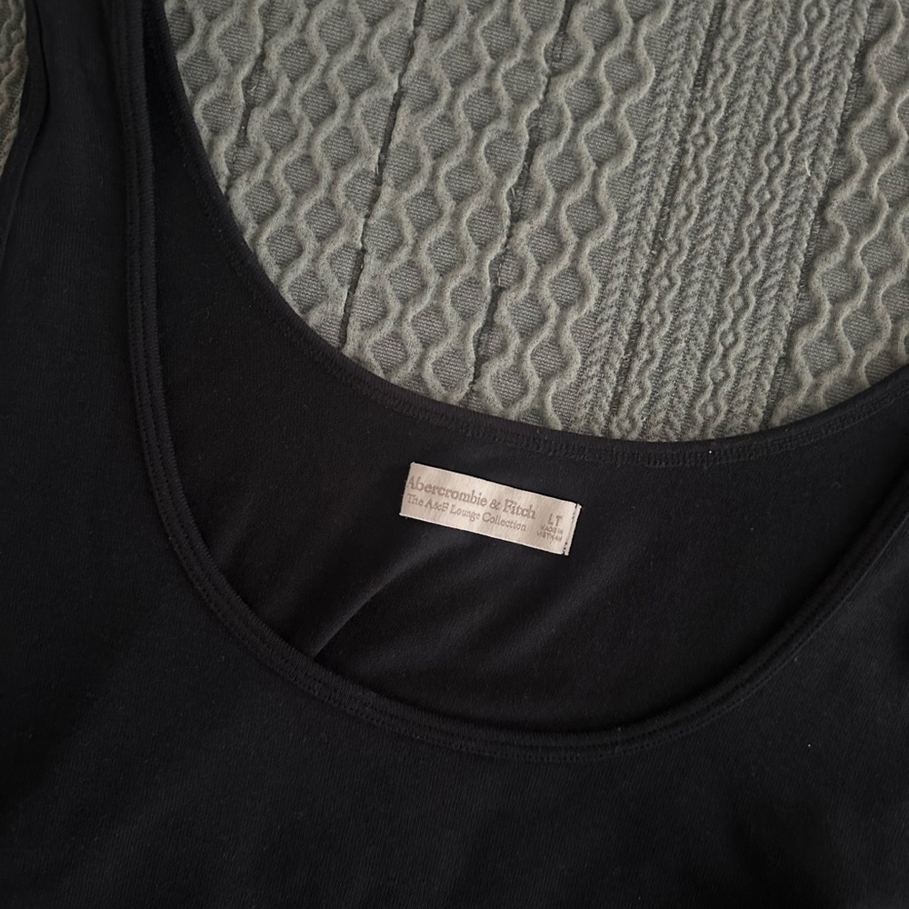 Abercrombie & Fitch Jet Black Sleeveless Top
